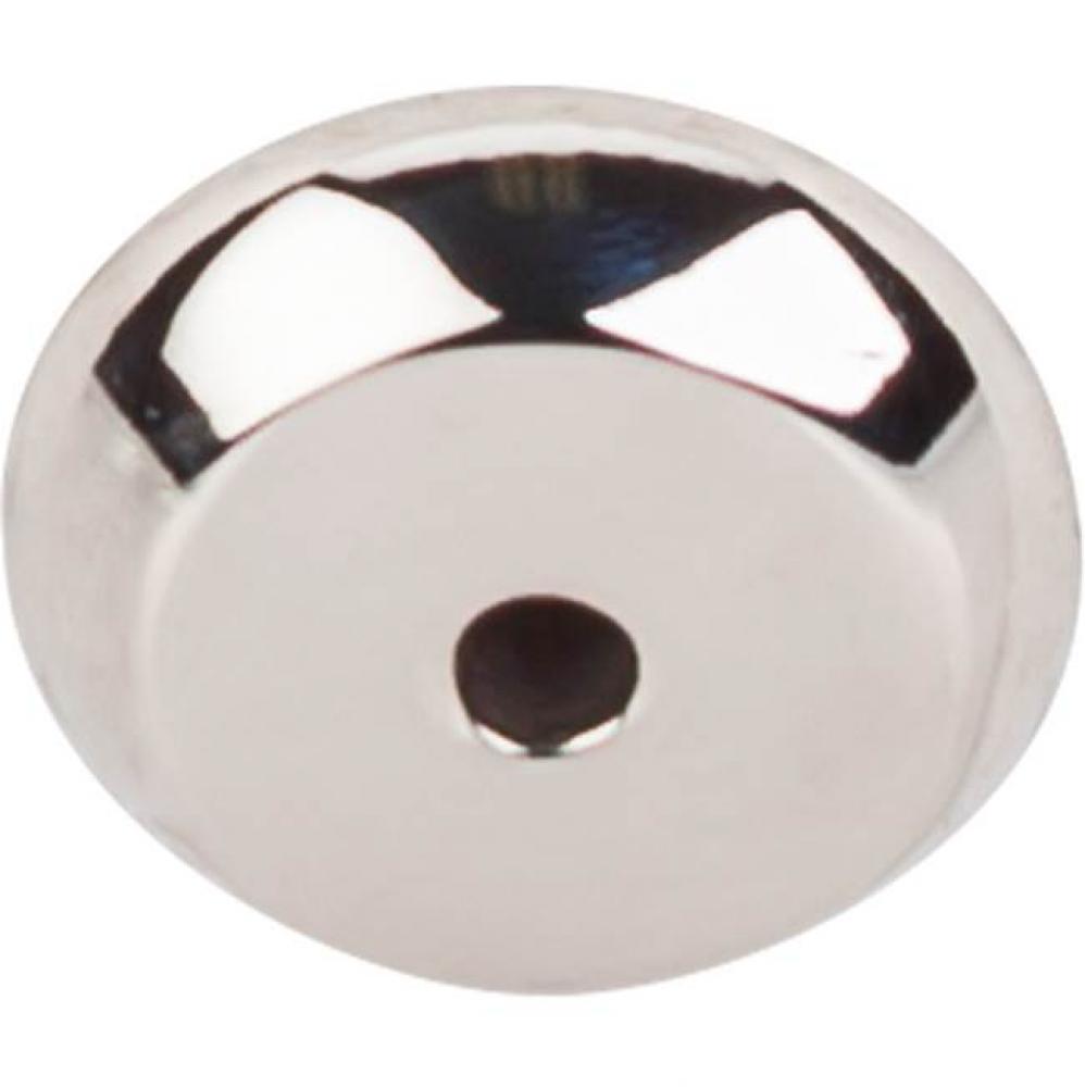 Aspen II Round Backplate 7/8 Inch Polished Nickel