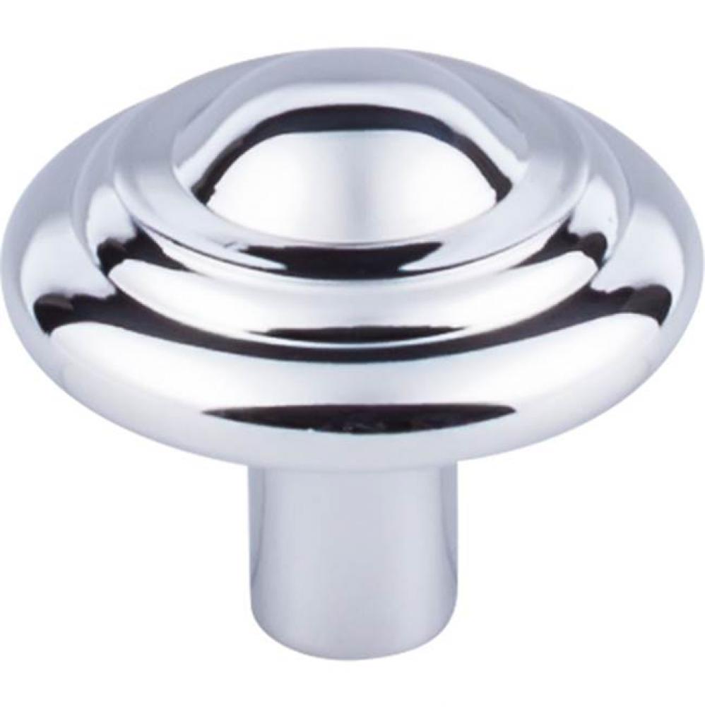 Aspen II Button Knob 1 3/4 Inch Polished Chrome