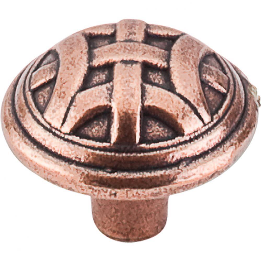 Celtic Large Knob 1 1/4 Inch Old English Copper
