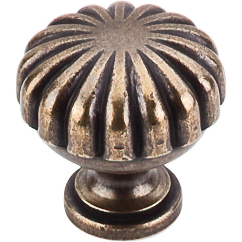 Melon Knob 1 1/4 Inch German Bronze