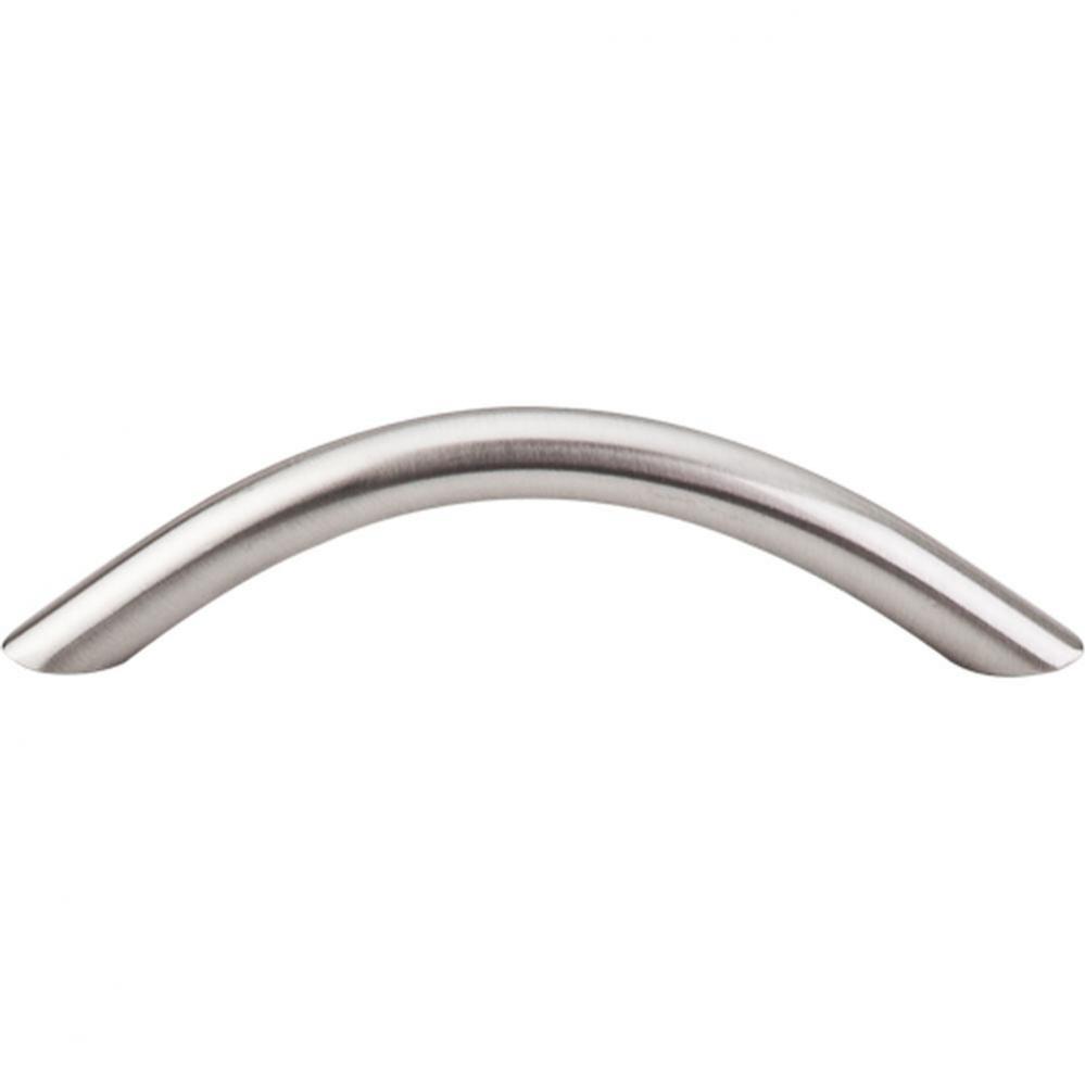 Curved Wire Pull 3 3/4 Inch (c-c) Brushed Satin Nickel
