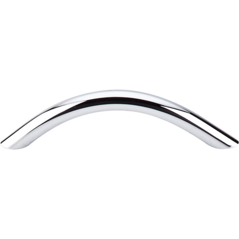 Curved Wire Pull 3 3/4 Inch (c-c) Polished Chrome