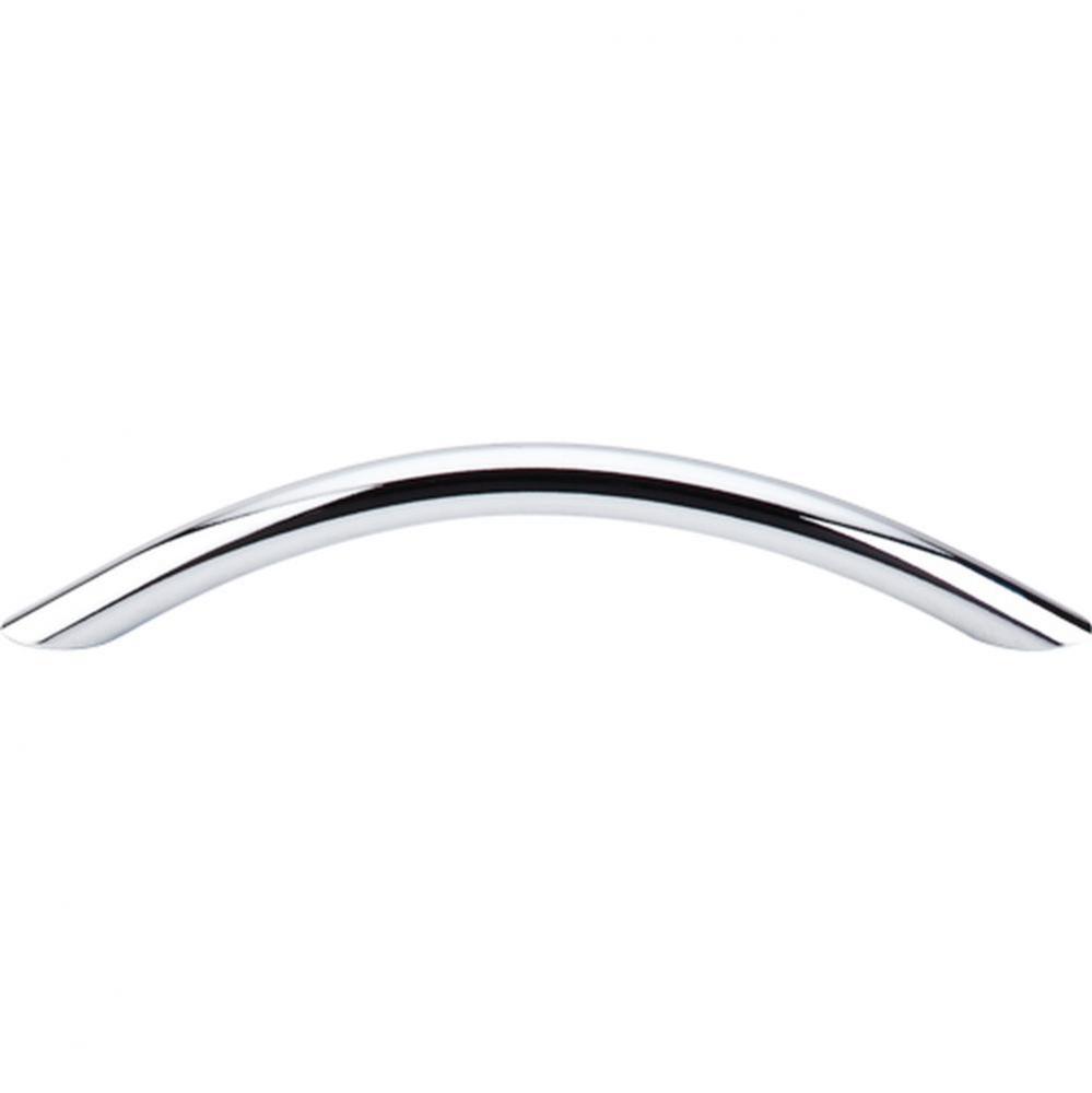 Curved Wire Pull 5 1/16 Inch (c-c) Polished Chrome