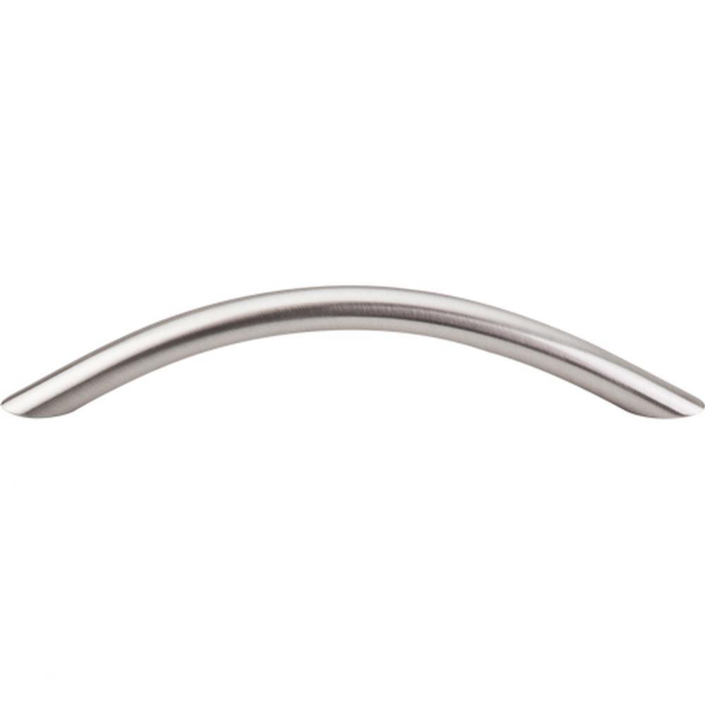 Curved Wire Pull 5 1/16 Inch (c-c) Brushed Satin Nickel