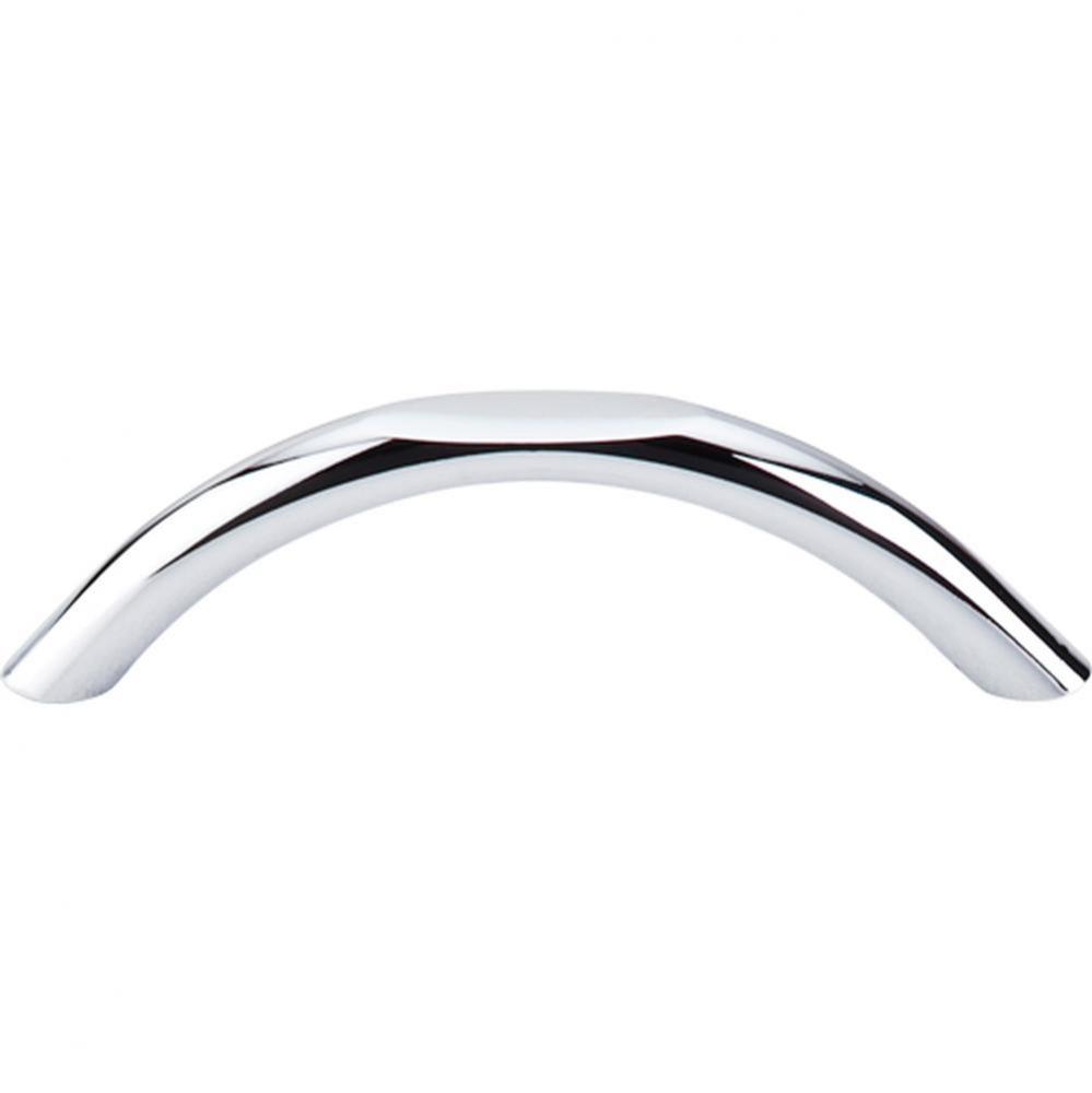 Curved Pull 3 3/4 Inch (c-c) Polished Chrome