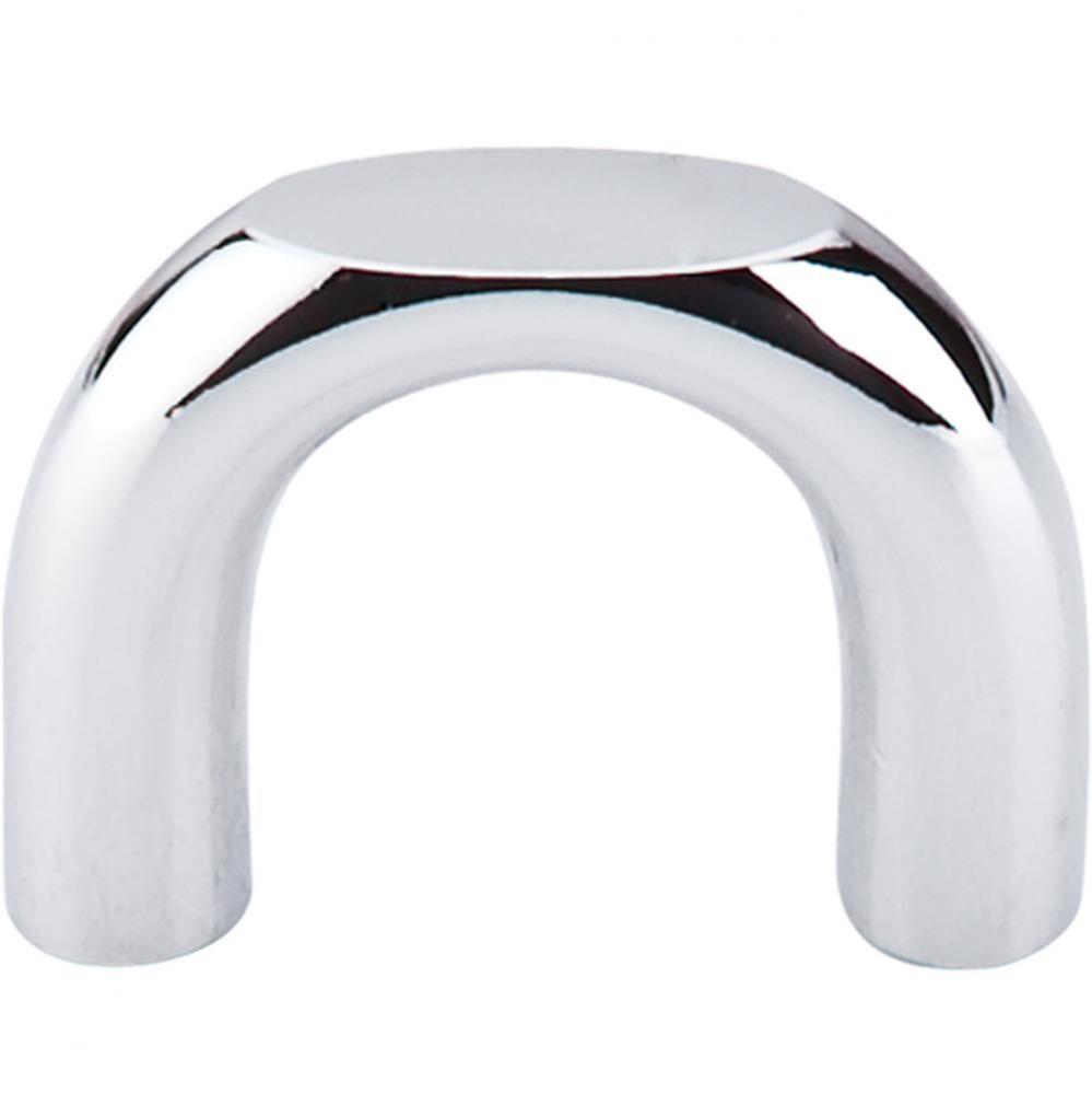 Curved Pull 1 1/4 Inch (c-c) Polished Chrome