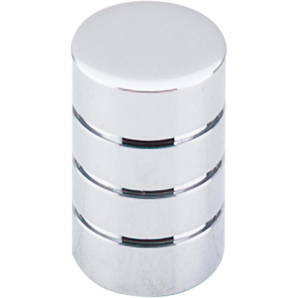 Stacked Knob 5/8 Inch Polished Chrome
