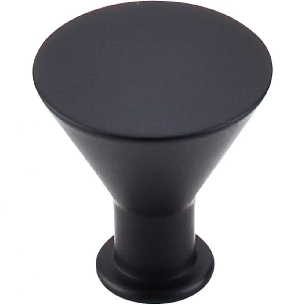 Cocktail Knob 1 3/16 Inch Flat Black
