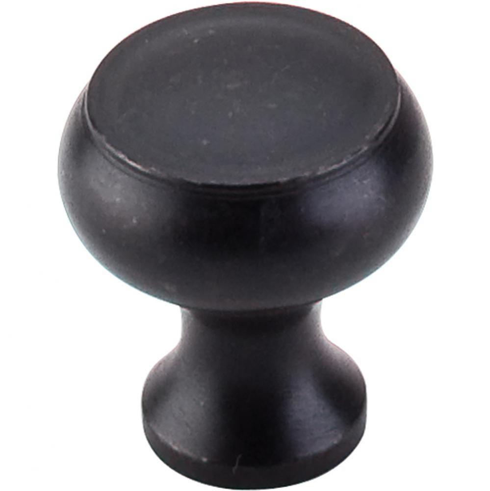 Normandy Knob 1 1/8 Inch Patina Black