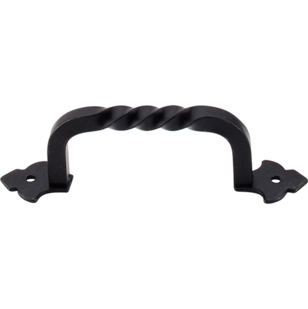 Fixed Norman Crest Pull 4 Inch (c-c) Patina Black