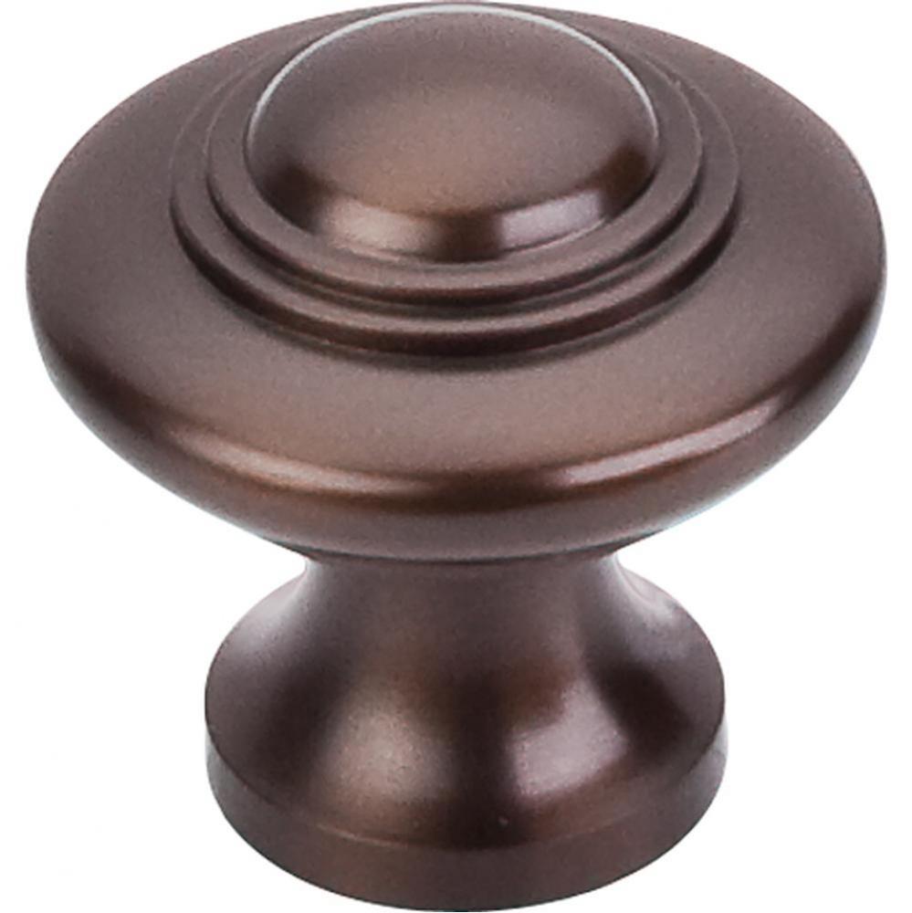 Ascot Knob 1 1/4 Inch Oil Rubbed Bronze