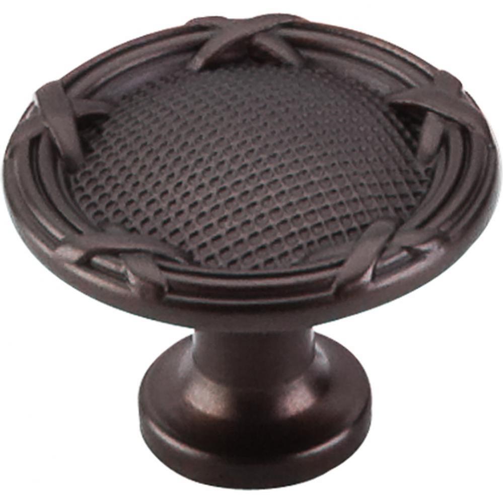 Ribbon and Reed Knob 1 1/4 Inch Oil Rubbed Bronze