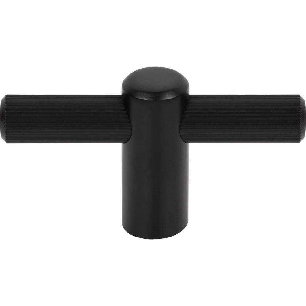 Dempsey T-Knob 2 1/2 Inch Flat Black