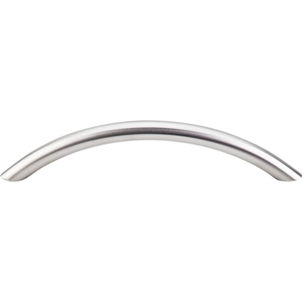 Solid Bowed Bar Pull 5 1/16 Inch (c-c) Brushed Stainless Steel