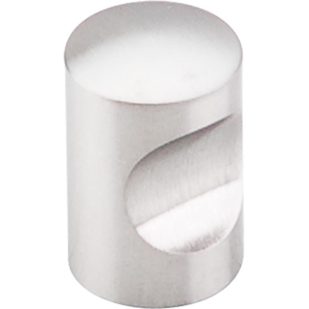 Indent Knob 5/8 Inch Brushed Stainless Steel