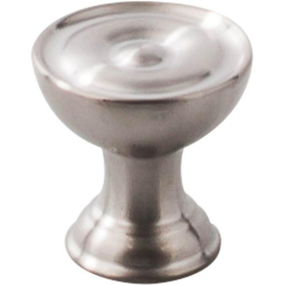 Rook Knob 1 Inch Brushed Stainless Steel