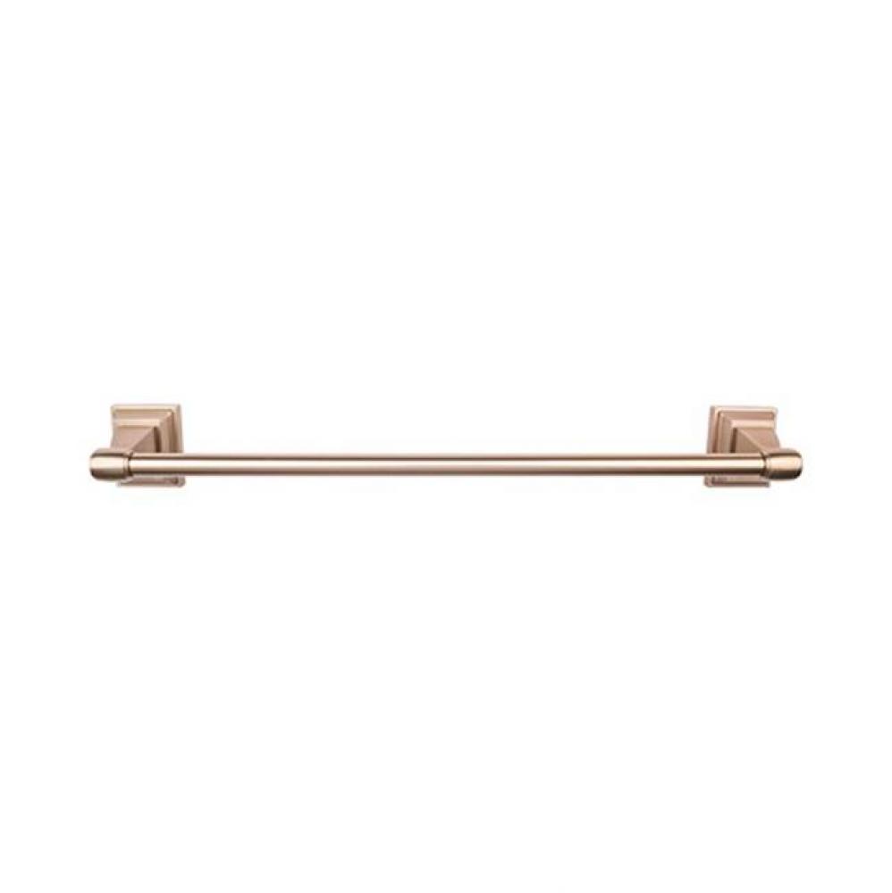 Stratton Bath Towel Bar 30 Inch Single Brushed Bronze