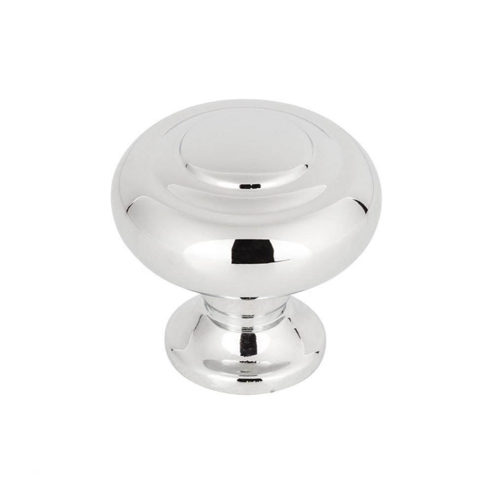 Kent Knob 1 1/4 Inch Polished Chrome