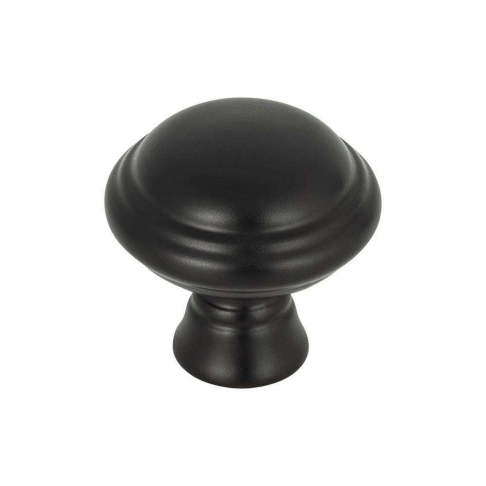 Henderson Knob 1 1/4 Inch Flat Black