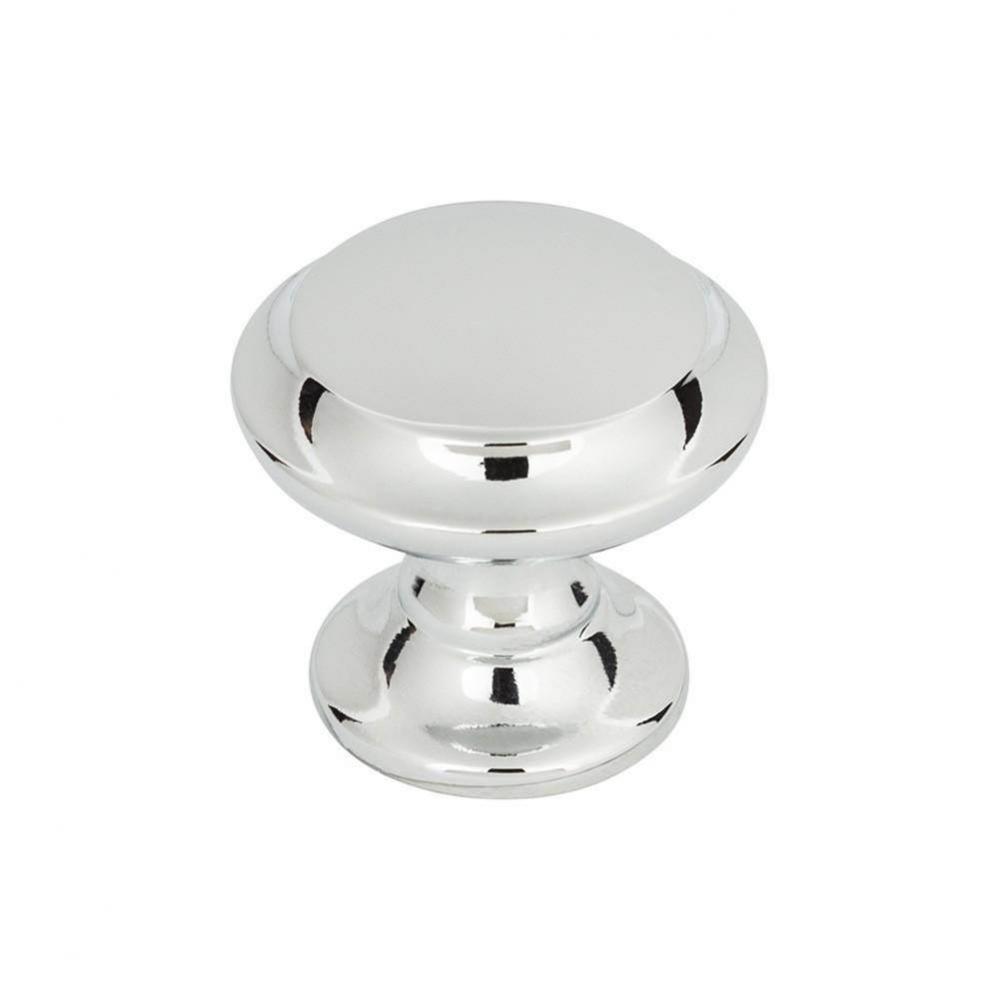 Barrow Knob 1 1/4 Inch Polished Chrome