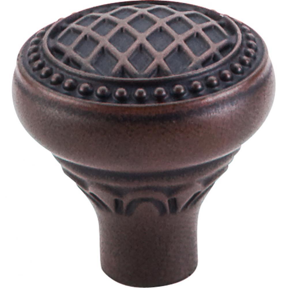 Trevi Round Knob 1 5/16 Inch Patina Rouge