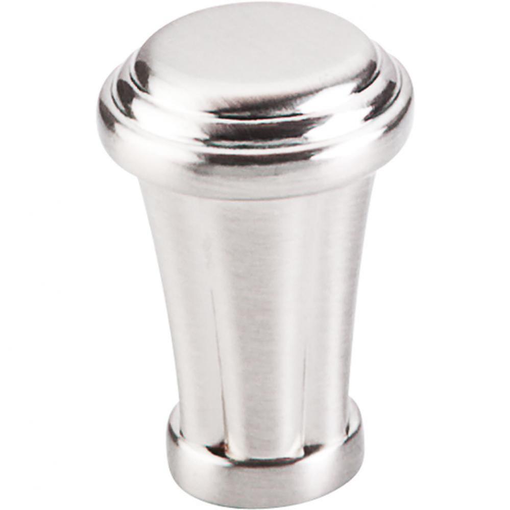Luxor Knob 7/8 Inch Brushed Satin Nickel