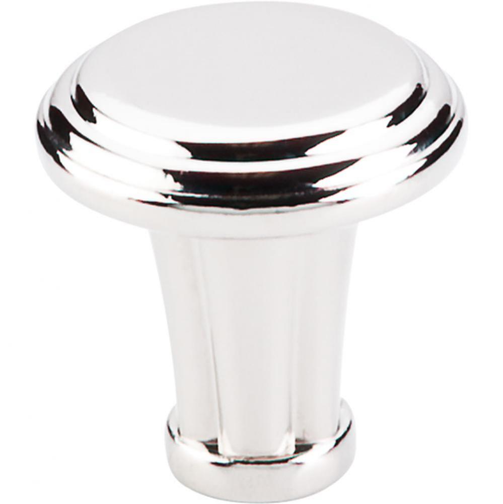 Luxor Knob 1 1/4 Inch Polished Nickel