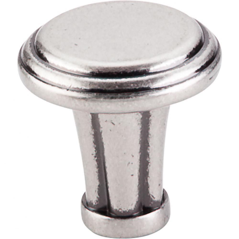 Luxor Knob 1 1/4 Inch Pewter Antique
