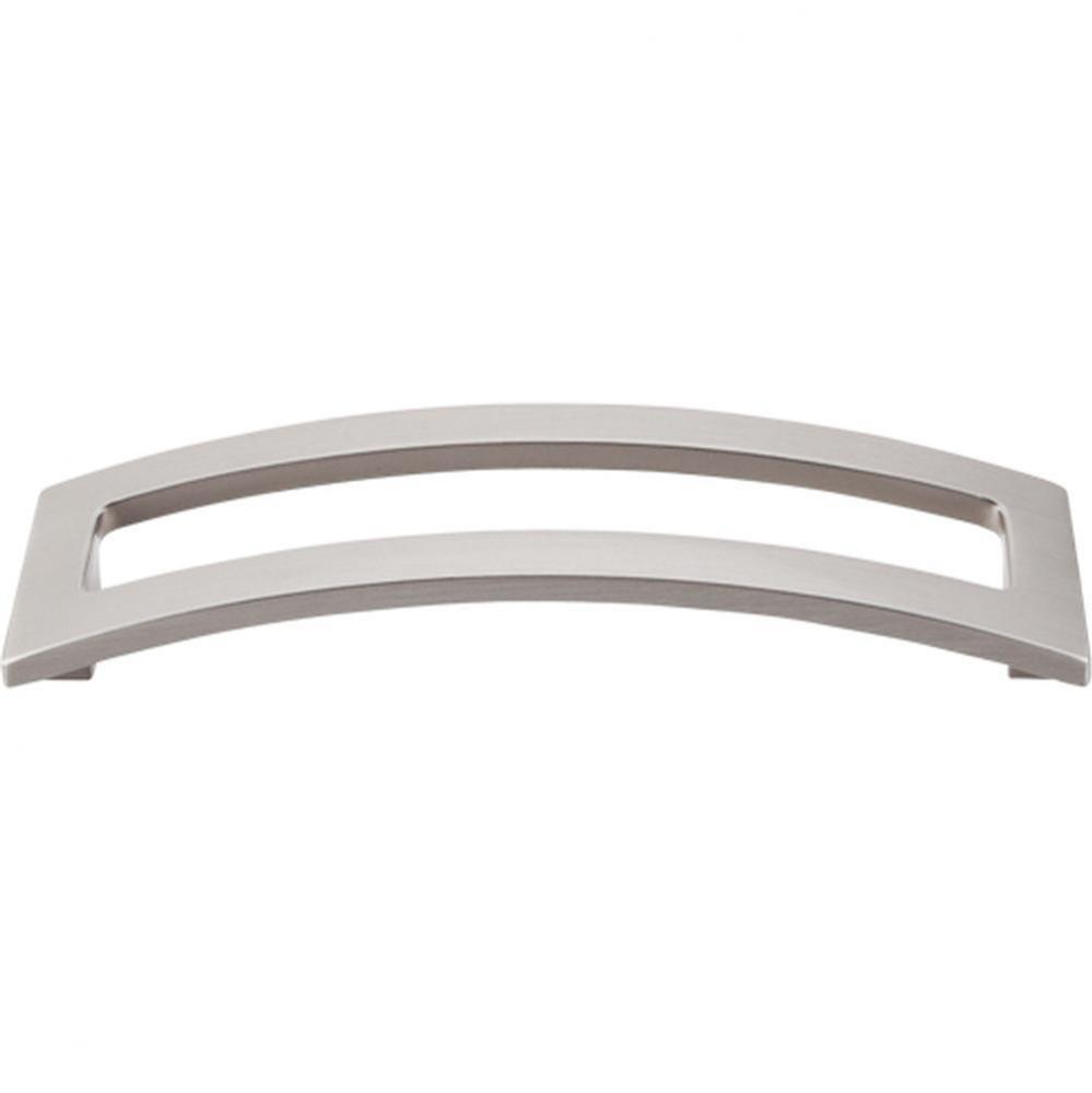 Euro Arched Pull 5 Inch (c-c) Brushed Satin Nickel