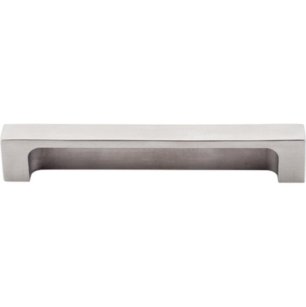 Modern Metro Tab Pull 5 Inch (c-c) Brushed Stainless Steel