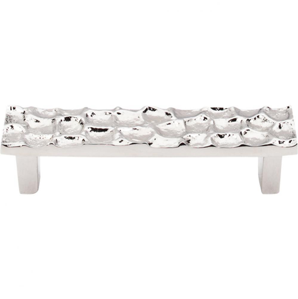 Cobblestone Pull 3 3/4 Inch (c-c) Polished Nickel