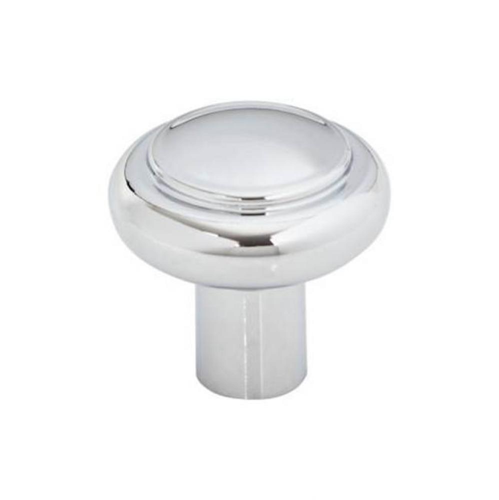 Clarence Knob 1 1/4 Inch Polished Chrome