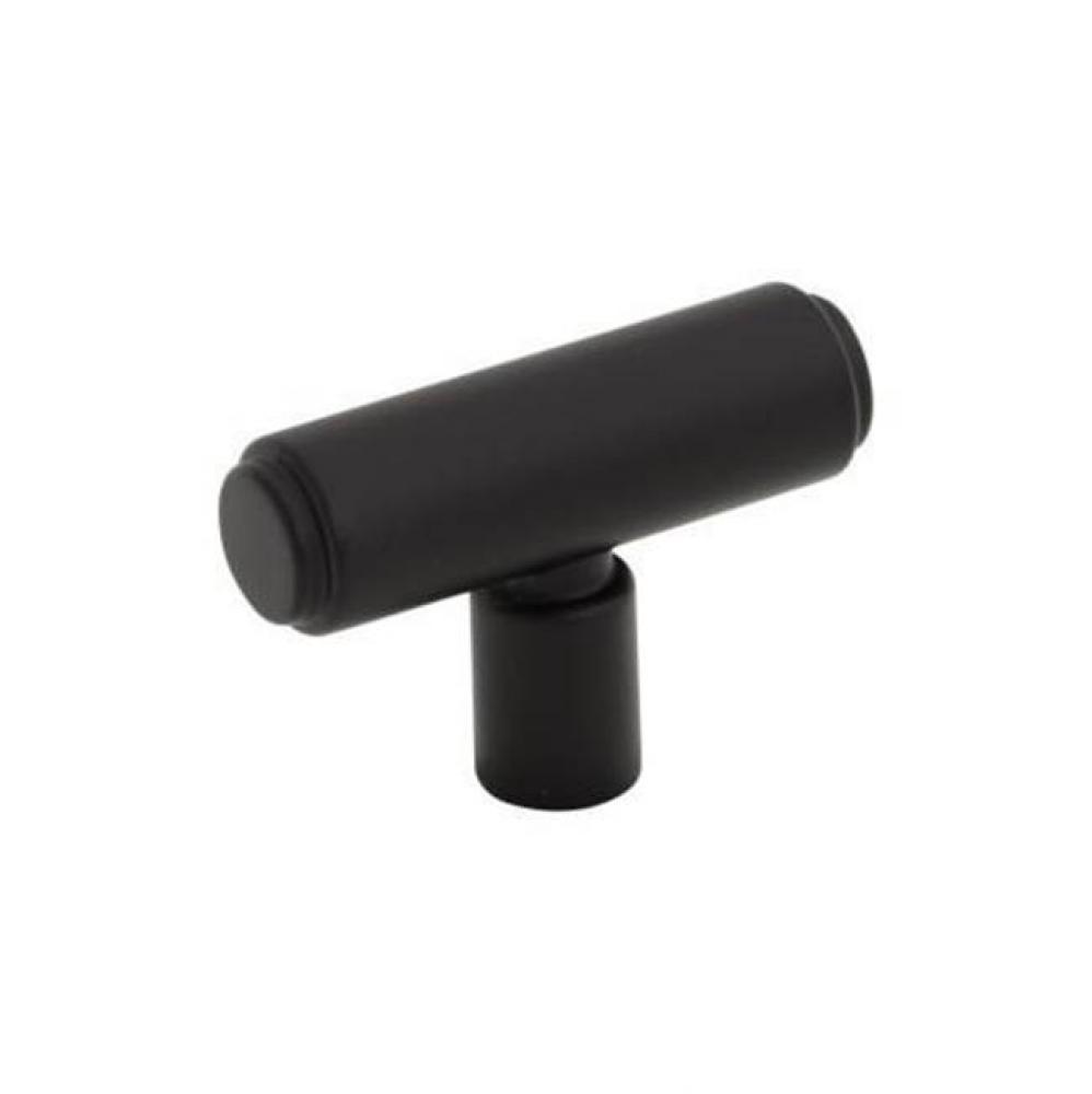 Clarence T-Knob 2 Inch Flat Black