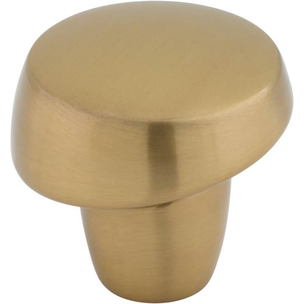 Florham Slant Knob 1 1/4 Inch Honey Bronze