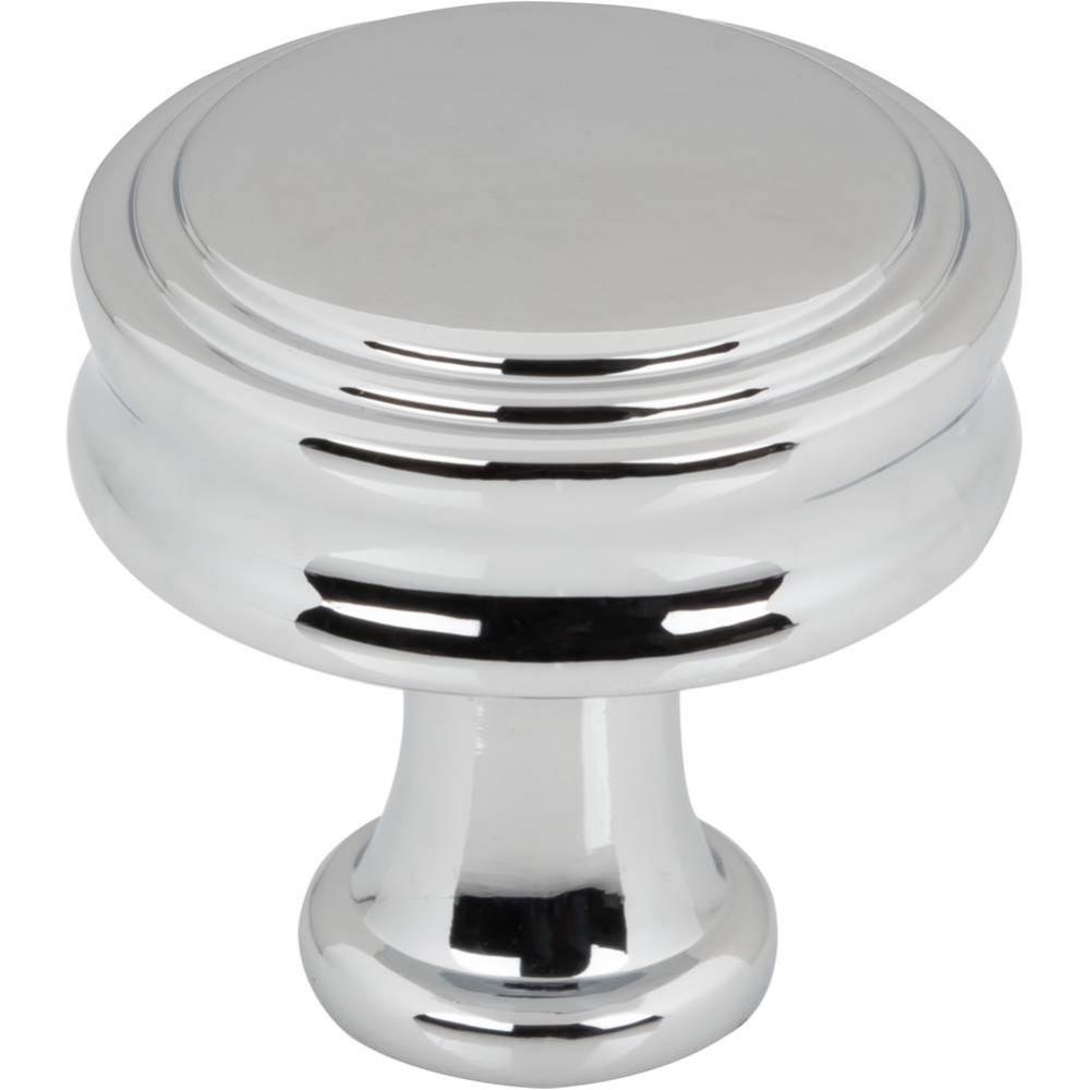 Coddington Knob 1 1/4 Inch Polished Chrome