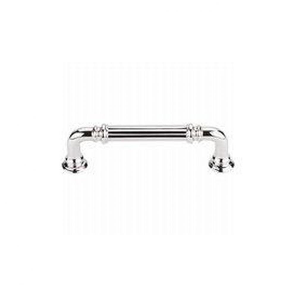 Reeded Pull 3 3/4 Inch (c-c) Polished Nickel