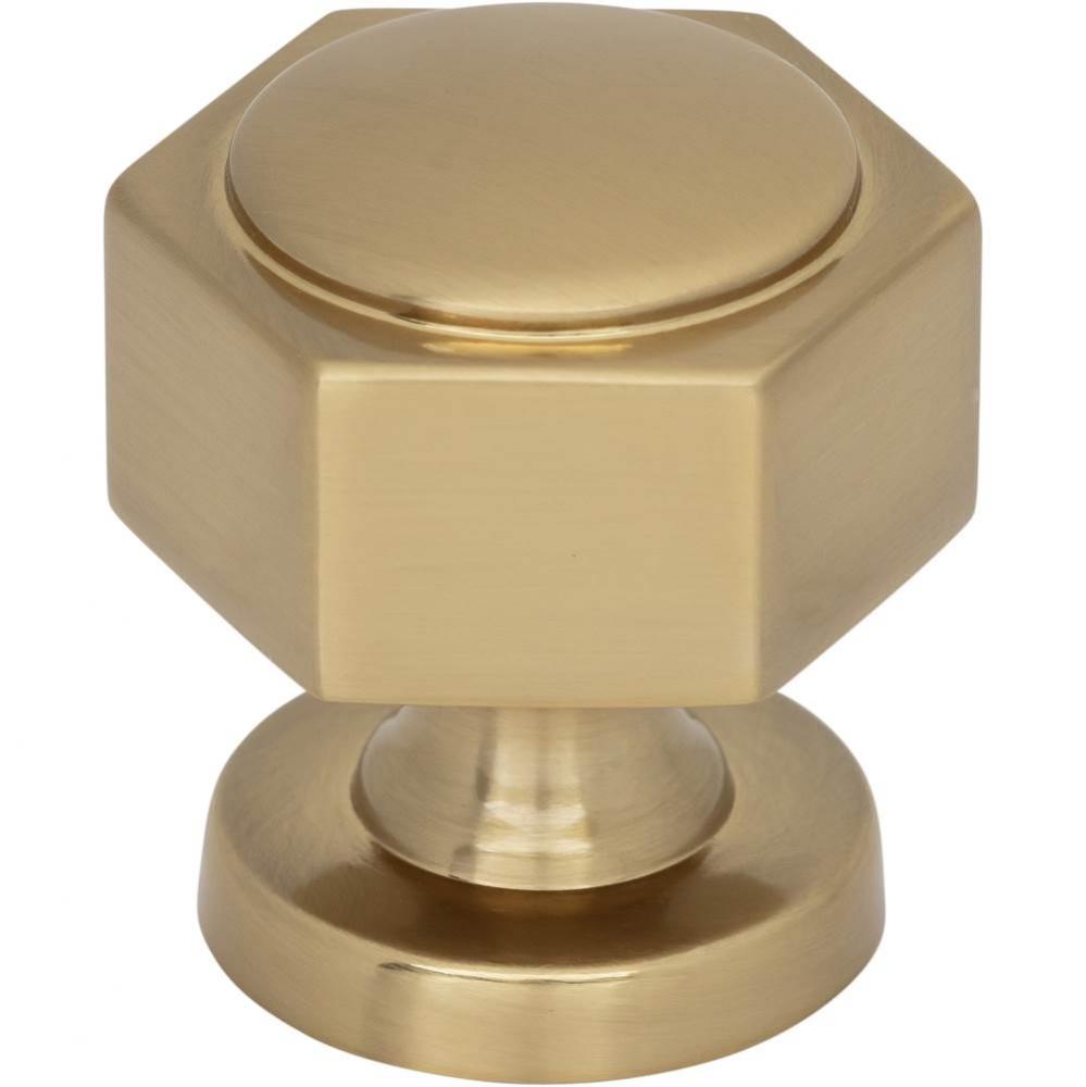 Stanmore Knob 1 1/4 Inch Honey Bronze