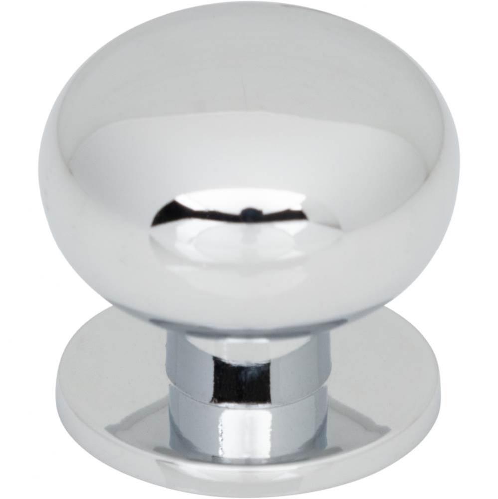 Lambert Knob 1 1/4 Inch Polished Chrome