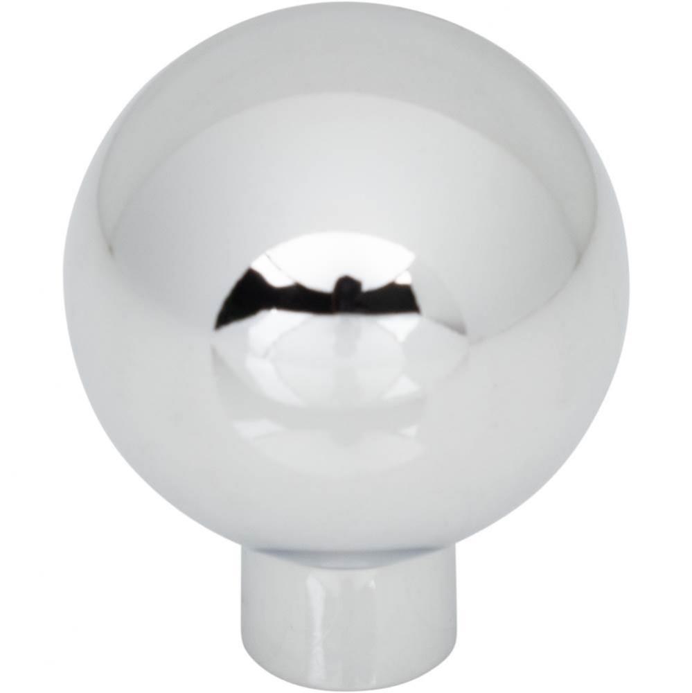 Brockwell Knob 1 1/8 Inch Polished Chrome