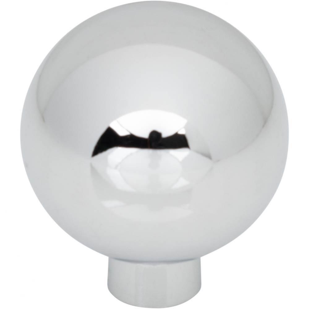 Brockwell Knob 1 1/4 Inch Polished Chrome
