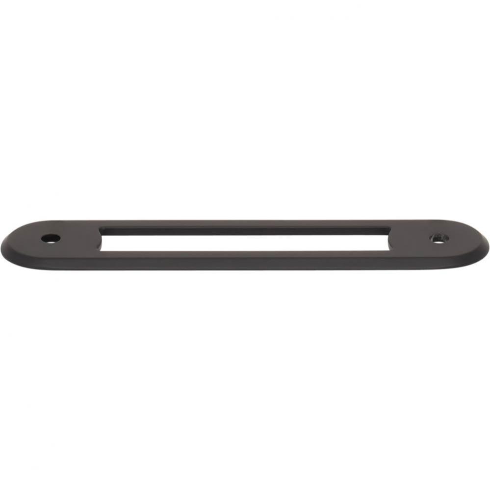 Brockwell Backplate 3 3/4 Inch (c-c) Flat Black