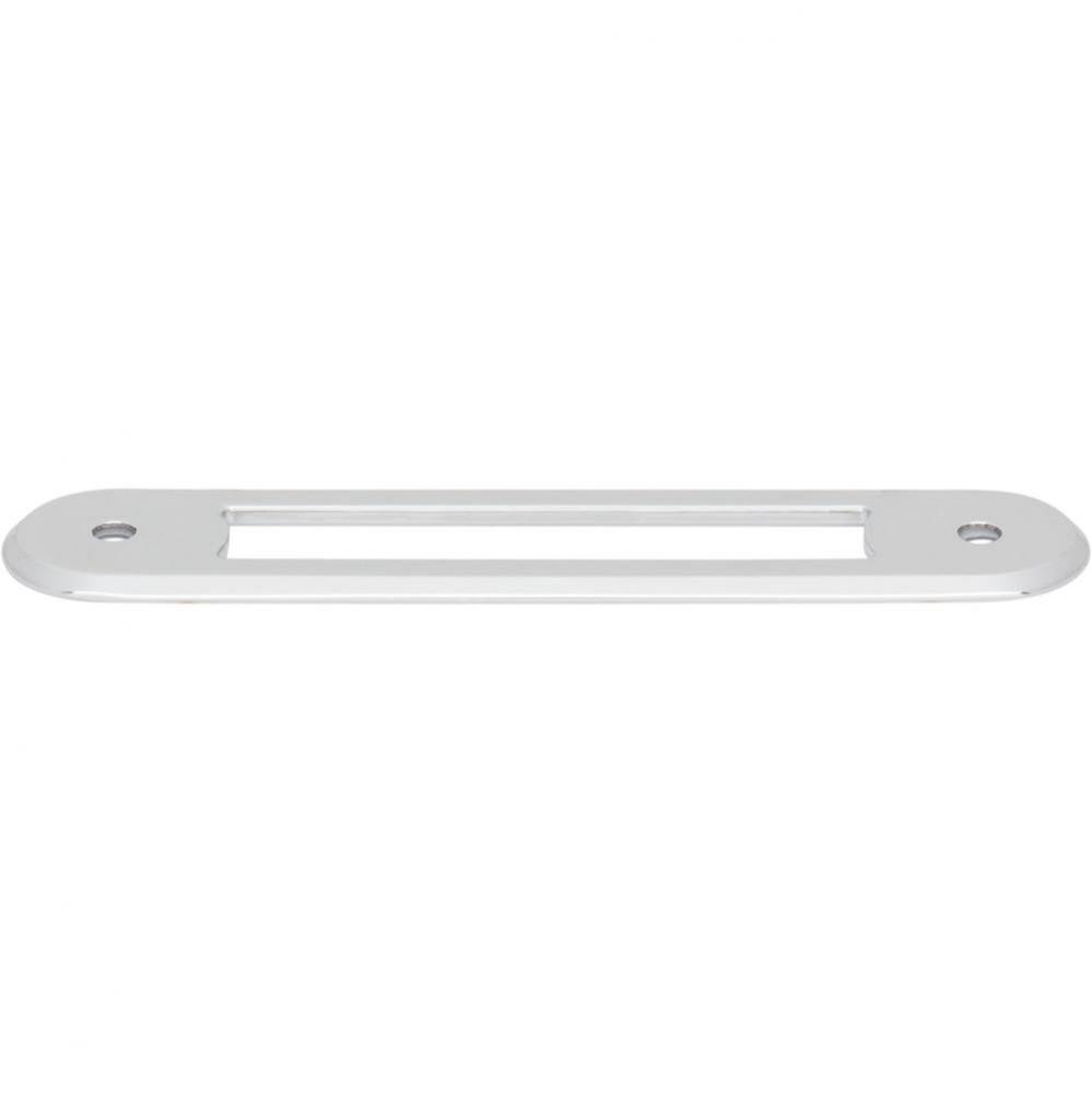 Brockwell Backplate 3 3/4 Inch (c-c) Polished Chrome