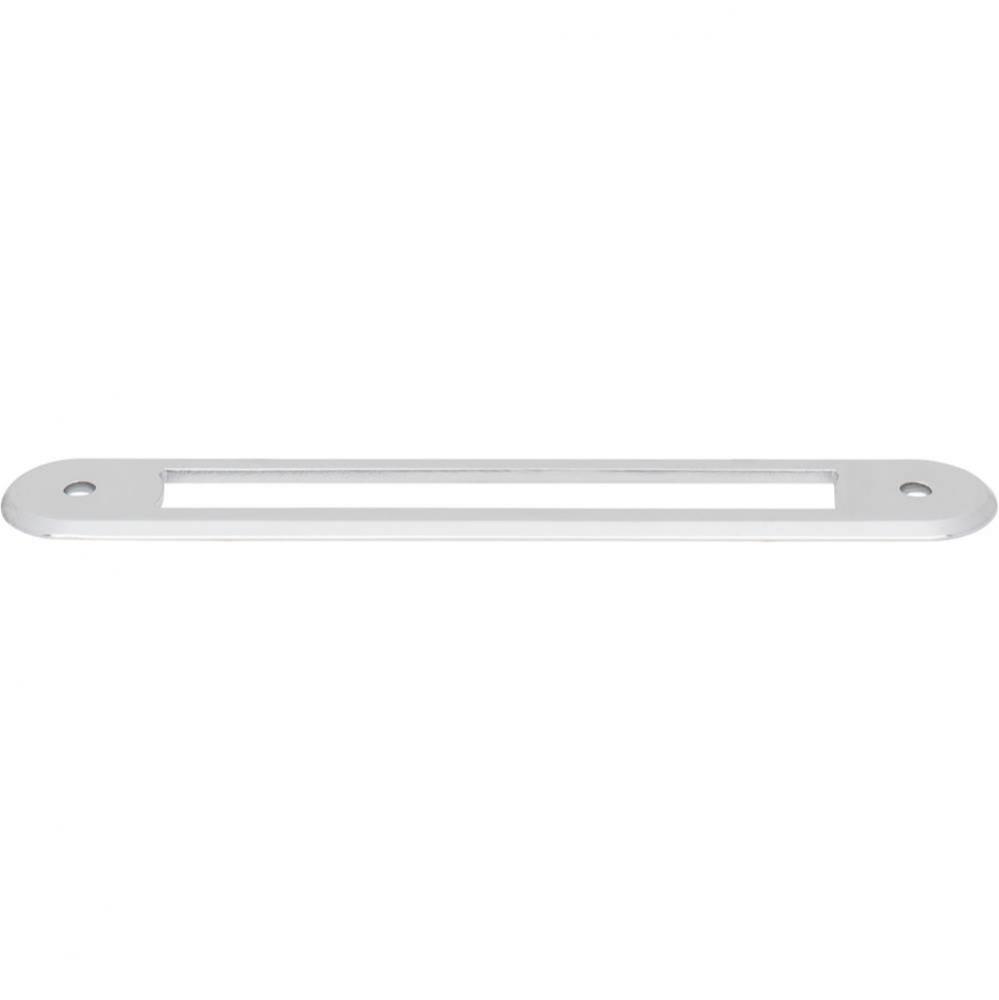 Brockwell Backplate 5 1/16 Inch (c-c) Polished Chrome