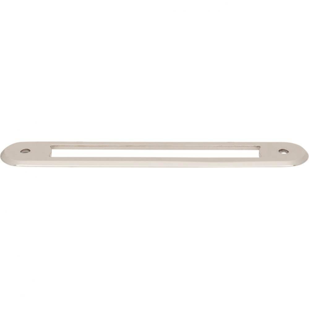 Brockwell Backplate 5 1/16 Inch (c-c) Polished Nickel