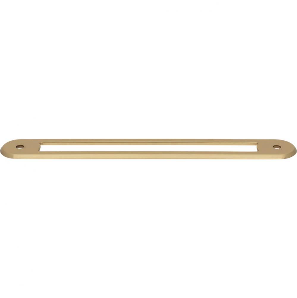 Brockwell Backplate 6  5/16 Inch (c-c) Honey Bronze