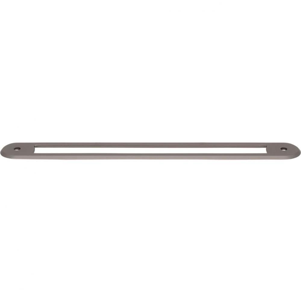 Brockwell Backplate 7 9/16 Inch (c-c) Polished Chrome