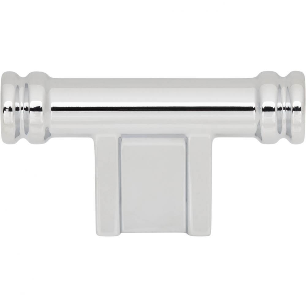Newburn T-Knob 2 1/4 Inch Polished Chrome