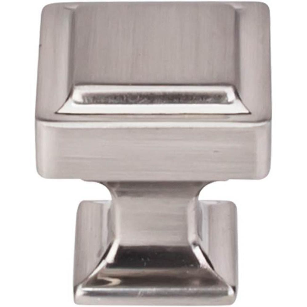 Ascendra Knob 1 1/8 Inch Brushed Satin Nickel
