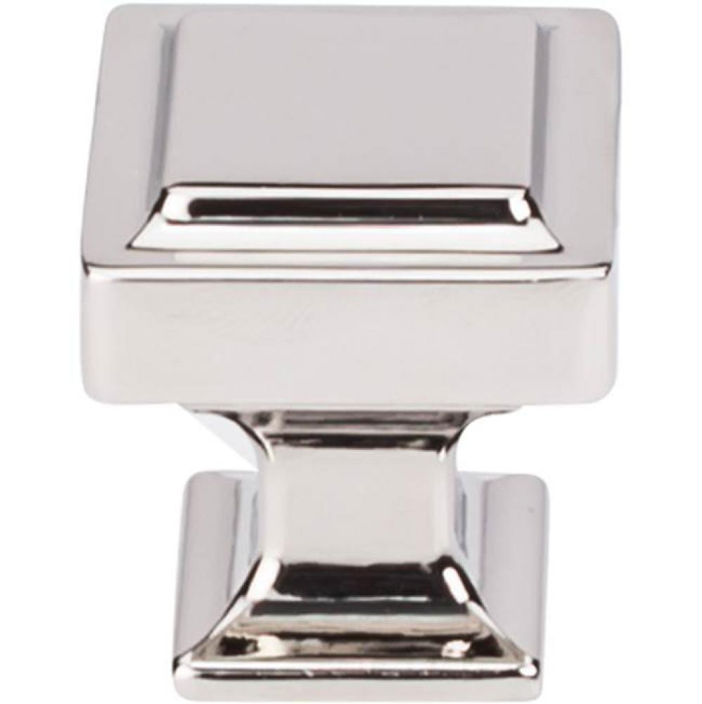 Ascendra Knob 1 1/8 Inch Polished Nickel