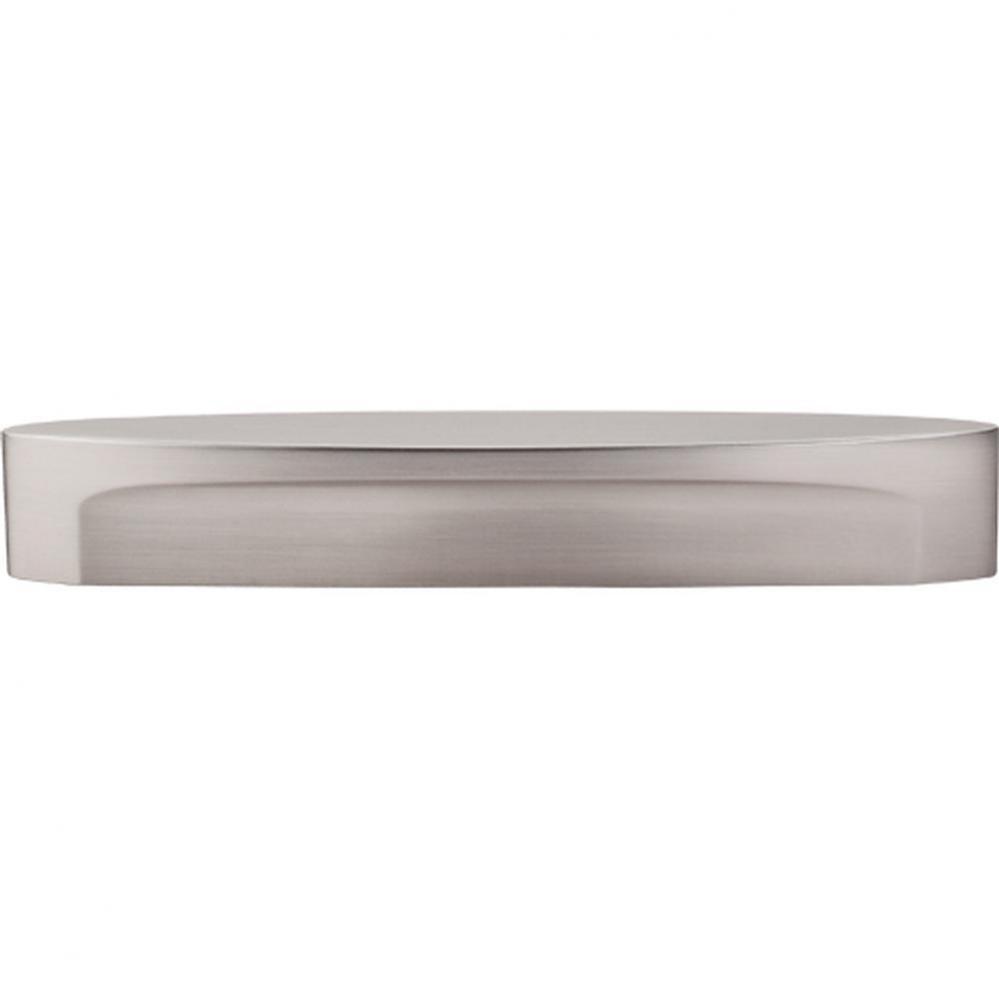 Oval Long Slot Pull 5 Inch (c-c) Brushed Satin Nickel